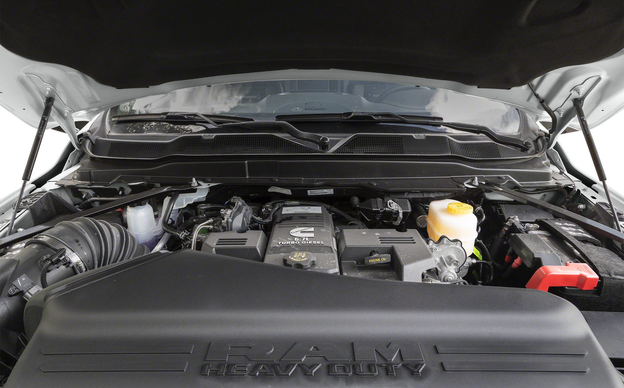 6.7L Turbo Diesel engine bay with heavy-duty components
