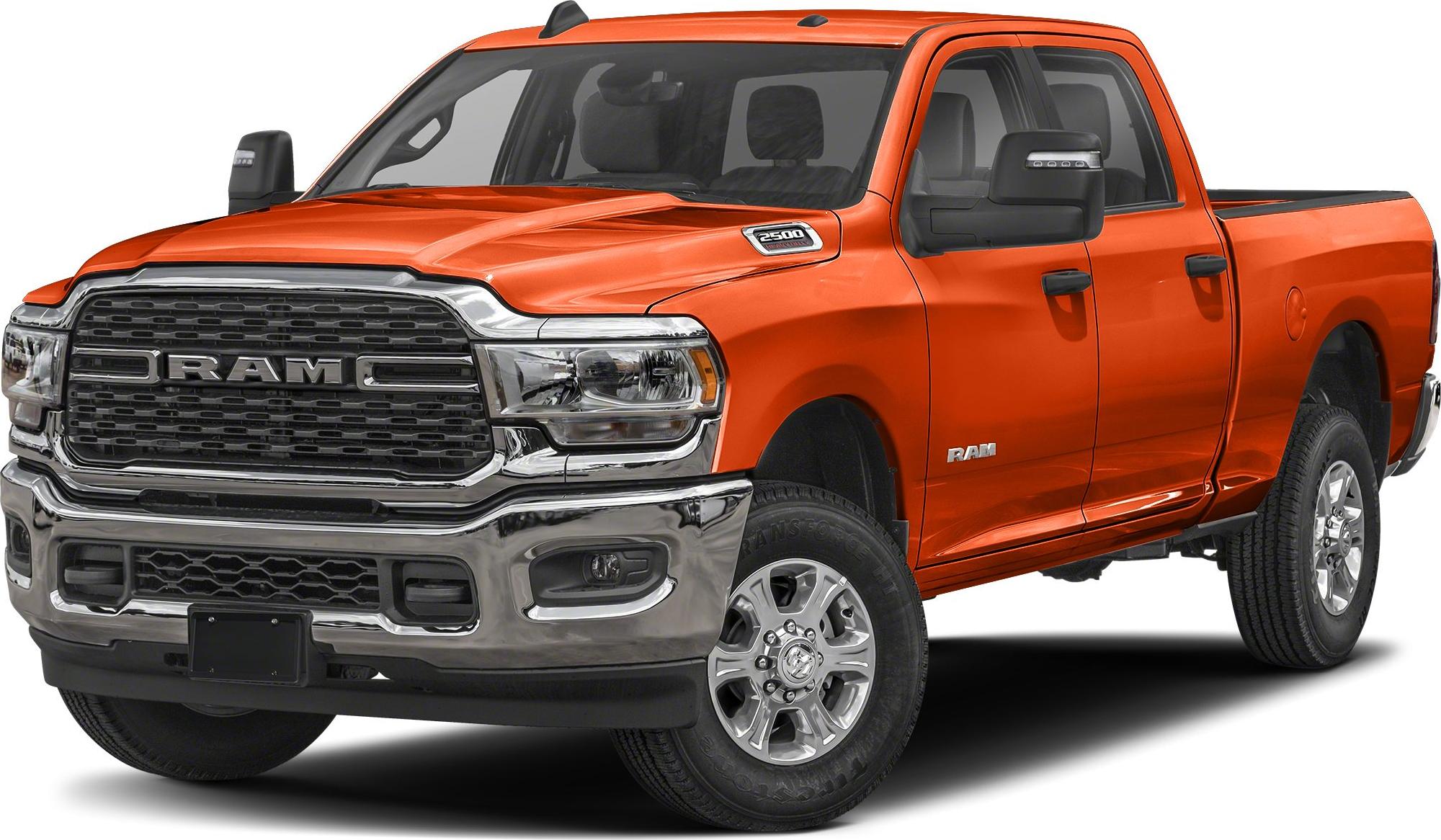 3/4 front-left view, Utility Orange
