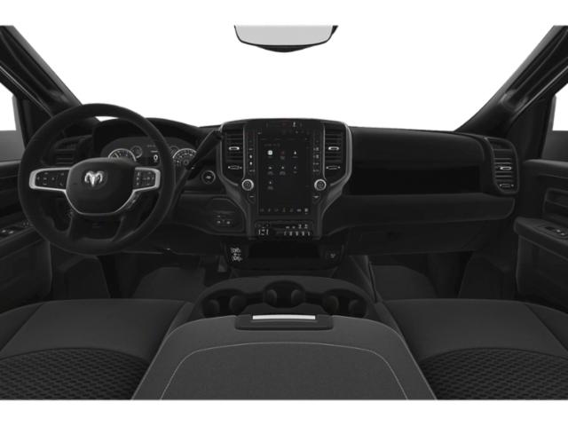 Advanced dashboard and interior layout with large touchscreen and multifunction steering wheel