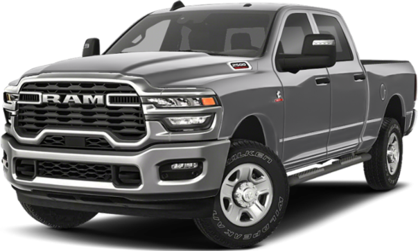 Bold front grille and muscular hood with heavy-duty pickup design.