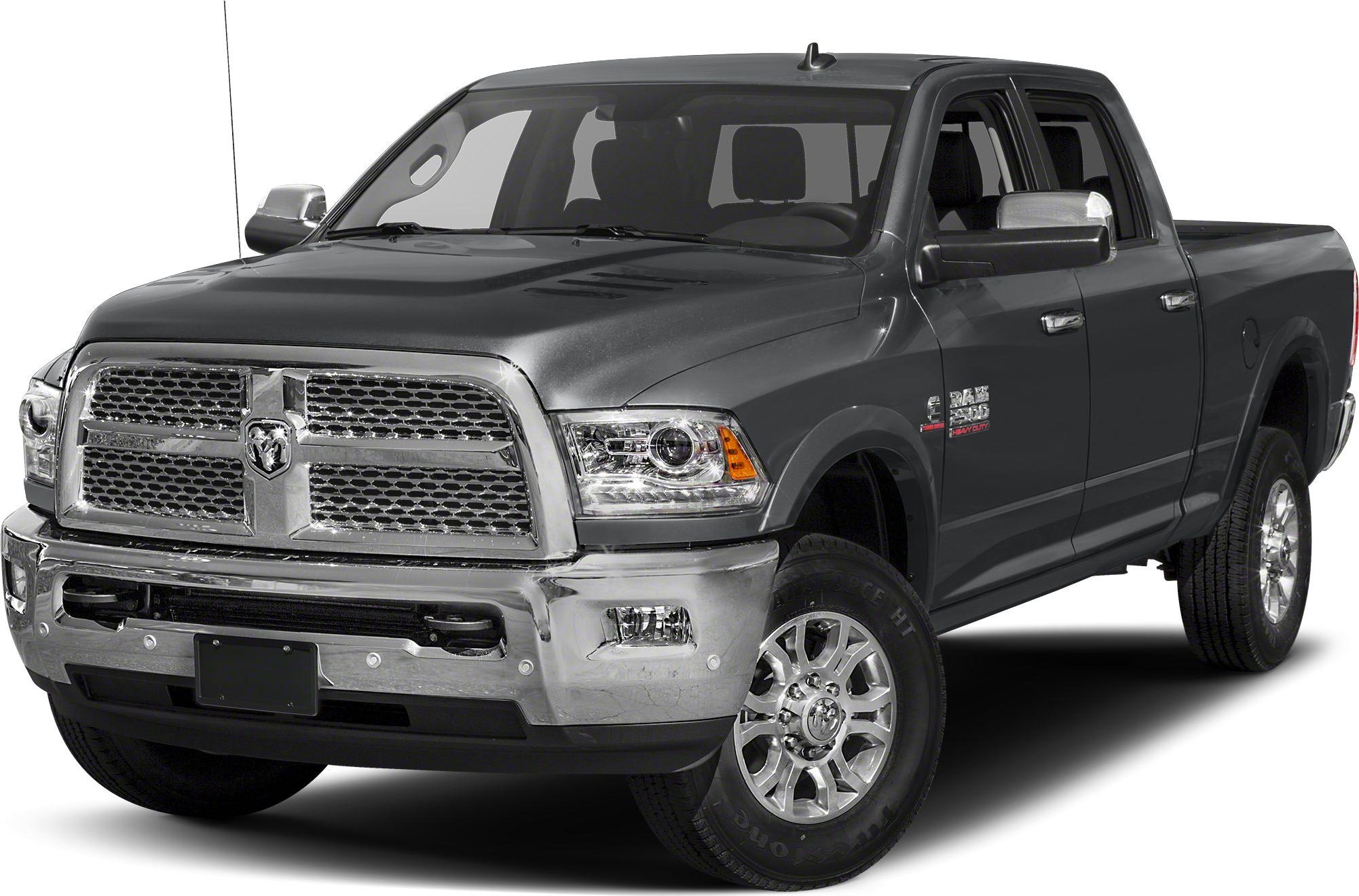 Front view of pickup truck with chrome grille and alloy wheels
