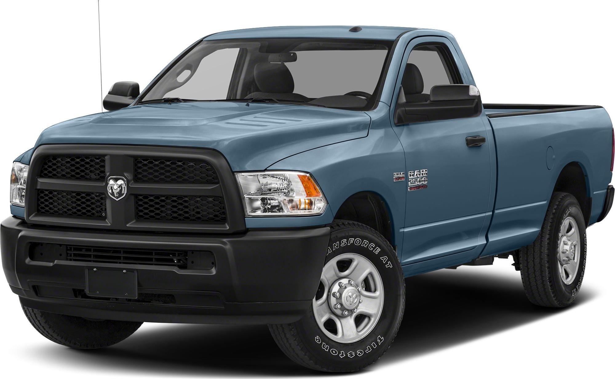 Front-right view of pickup truck with regular cab and robust plastic grille