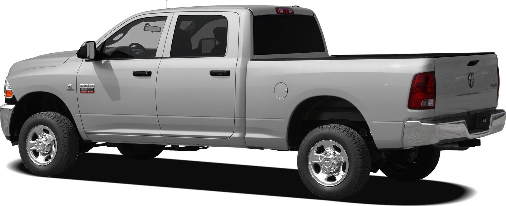 Side profile of crew cab long pickup truck with dual rear doors and pickup bed