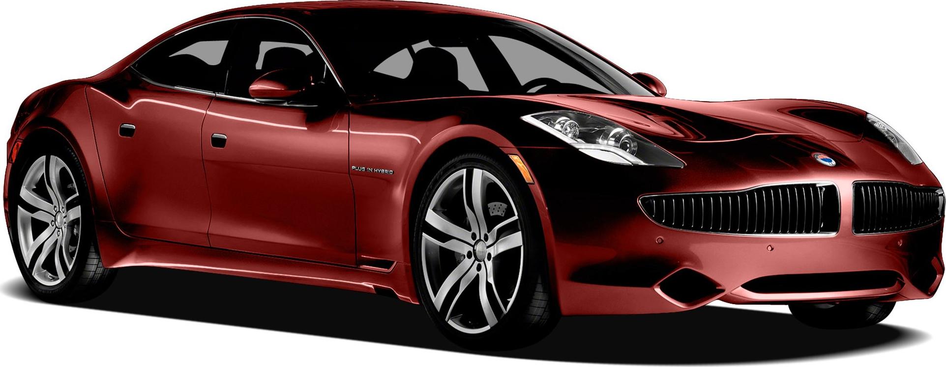 Plug-in hybrid luxury sedan front-side profile with sleek design and silver alloy wheels