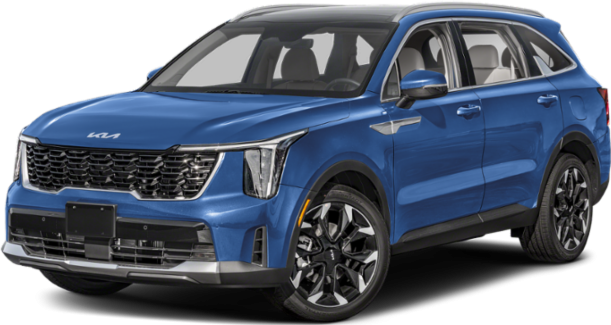 Front view of SUV with LED headlights and updated grille