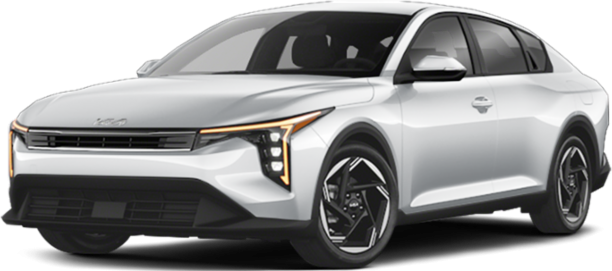 Modern sedan with LED headlights and alloy wheels