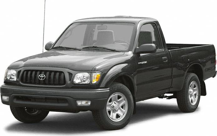 Single cab pickup truck with facelift front grille and alloy wheels