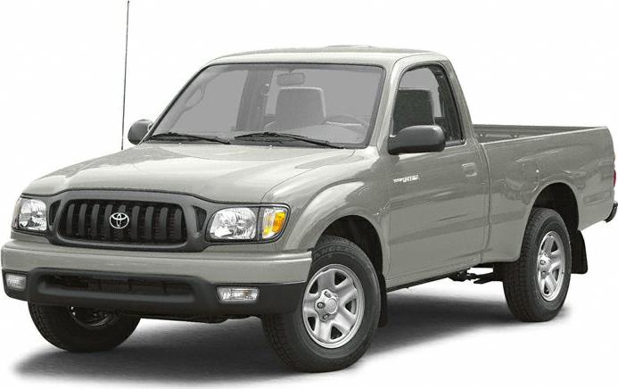 Single cab midsize pickup truck with rugged front fascia and cargo bed