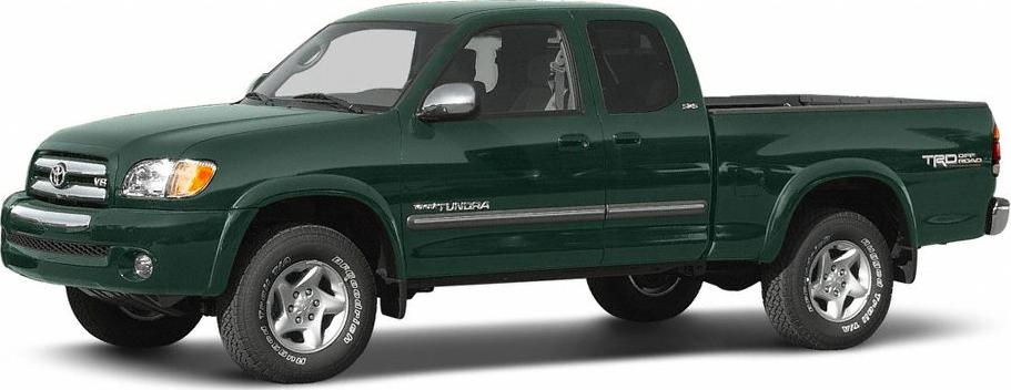 Side view of facelifted Regular Cab pickup with V8 and TRD Off-Road badges
