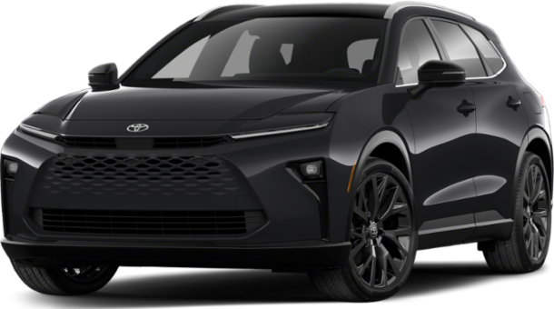 Front view with sleek LED headlights and bold grille