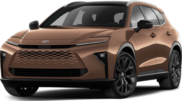 Sleek modern SUV front grille with LED headlights