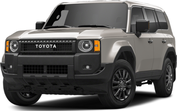 Front view with bold grille and round headlamps