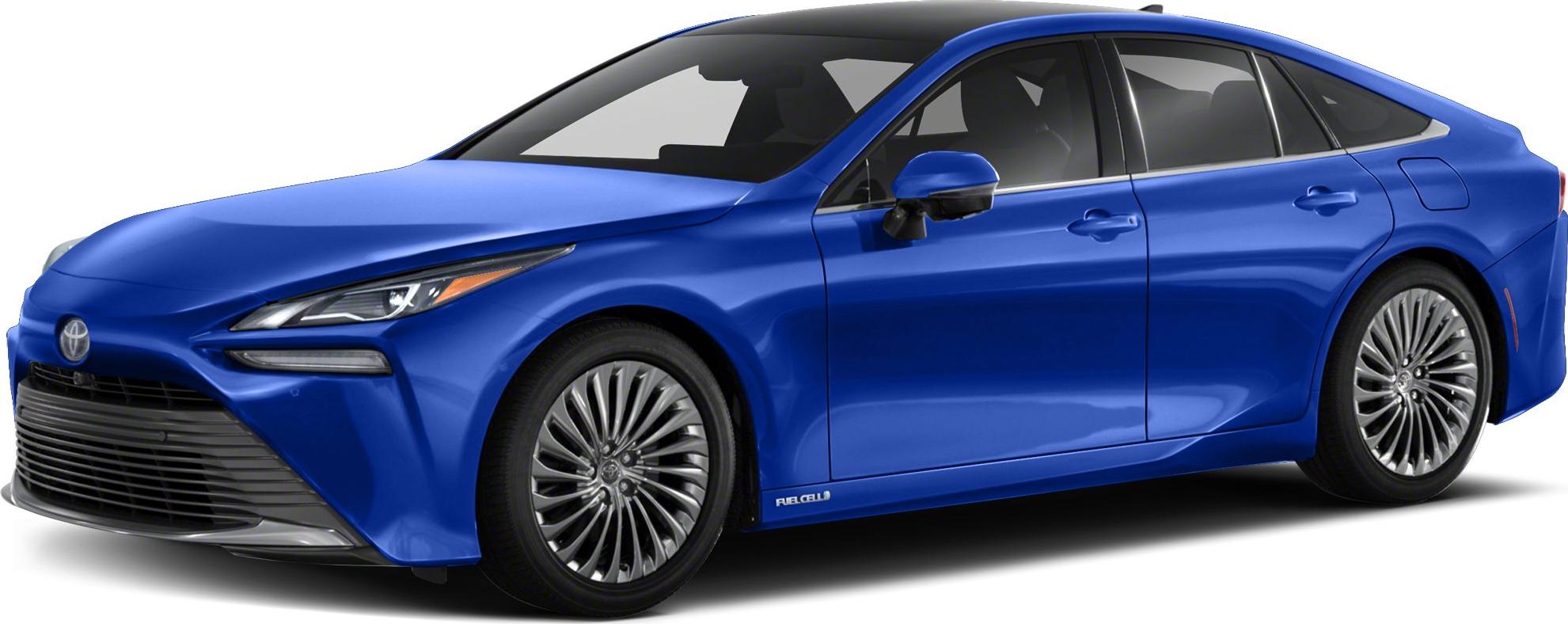 3/4 front-left view, Hydro Blue