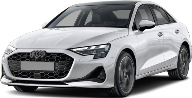 3/4 front-left view, Glacier White Metallic