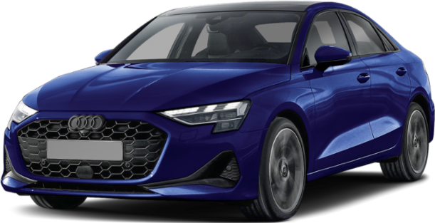 3/4 front-left view, Navarra Blue Metallic