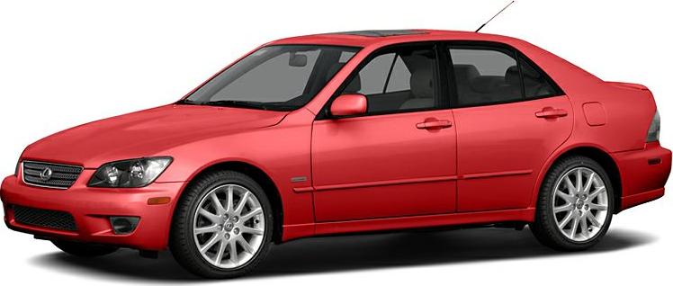 Front and side profile of a sedan with alloy wheels