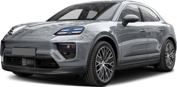 Front-side view with LED headlights and aerodynamic body