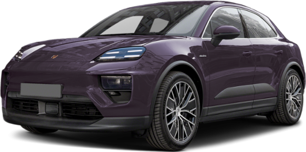 Futuristic LED headlights and sporty multi-spoke alloy wheels on an electric SUV.
