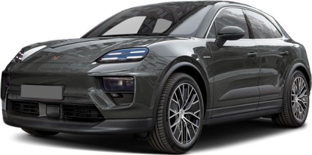 Front and side exterior view with LED headlights and aerodynamic SUV design