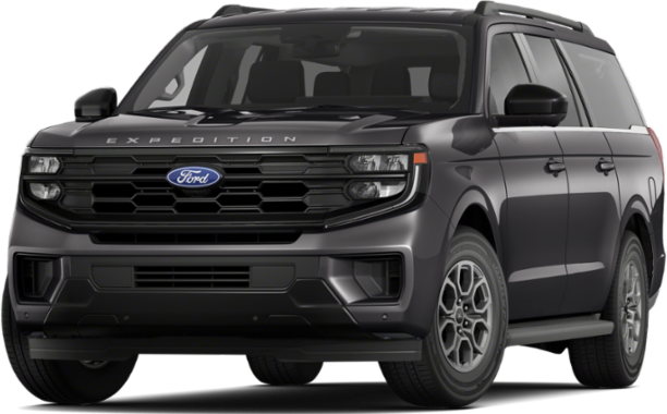 Front view of SUV with black grille and modern headlamps