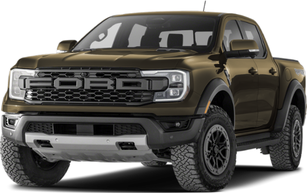 Front grille and rugged off-road tires of a pickup
