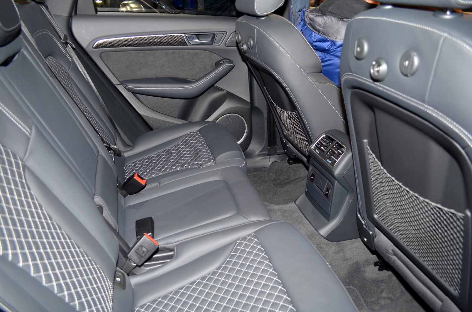 Luxury rear seats with quilted leather and rear climate control vents