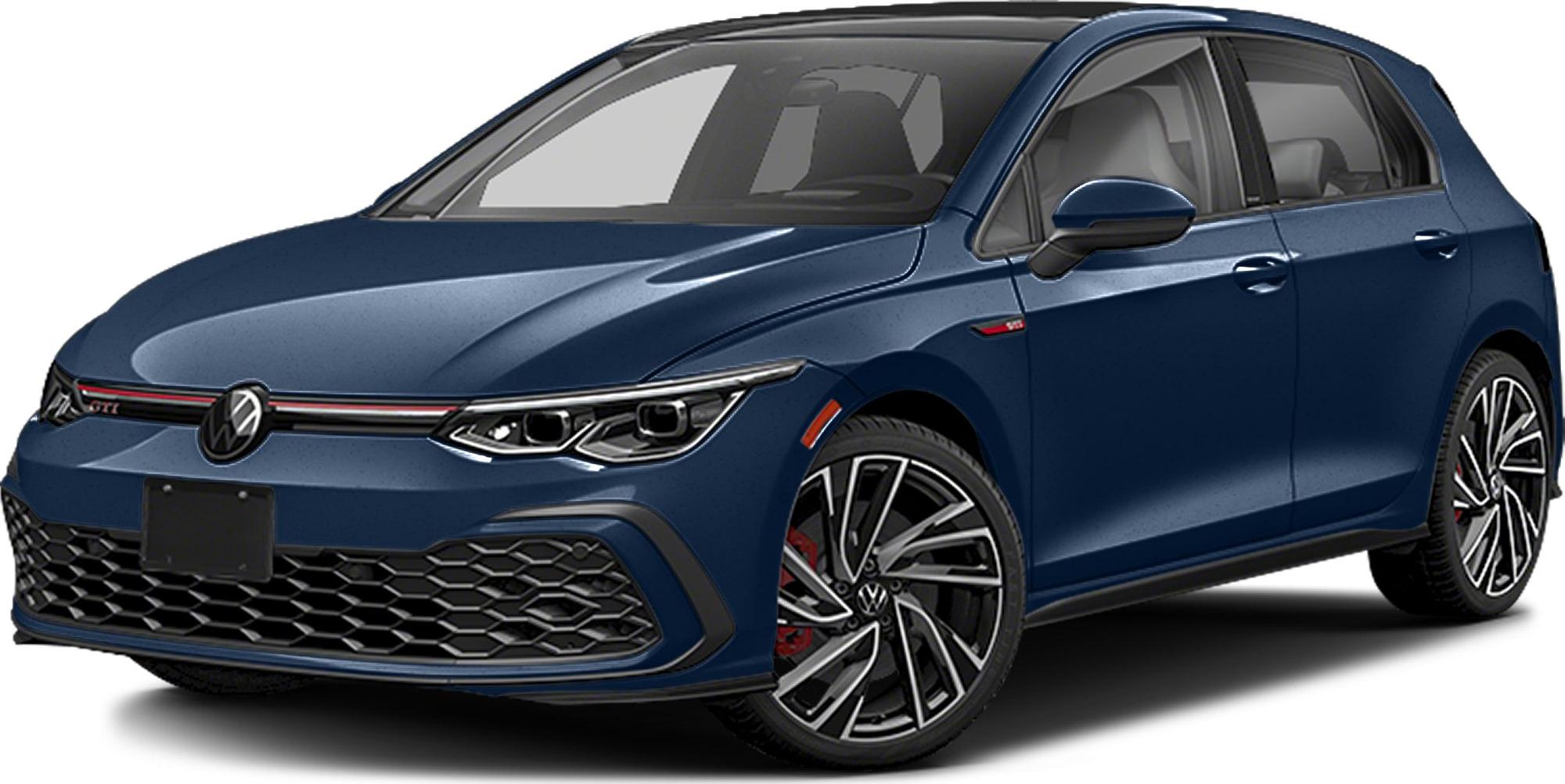 3/4 front-left view, Atlantic Blue / Black Roof