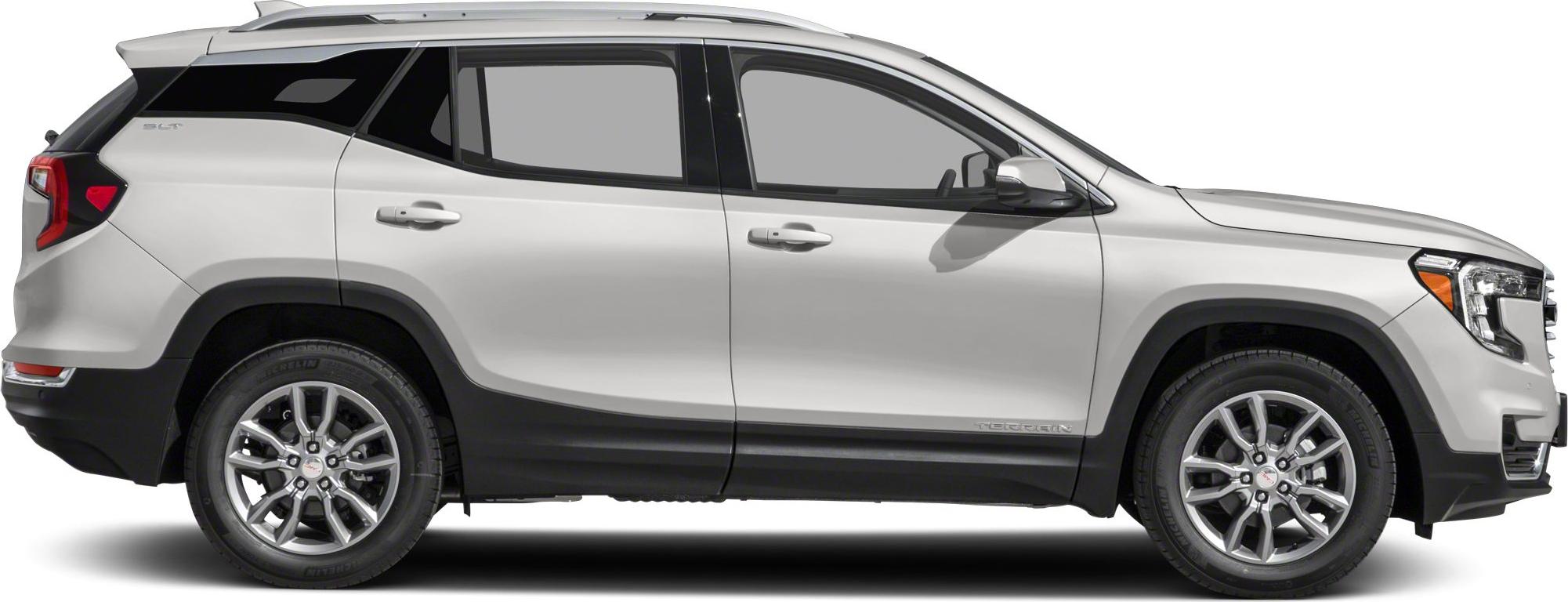 Sleek SUV side profile with alloy wheels and black trim accents