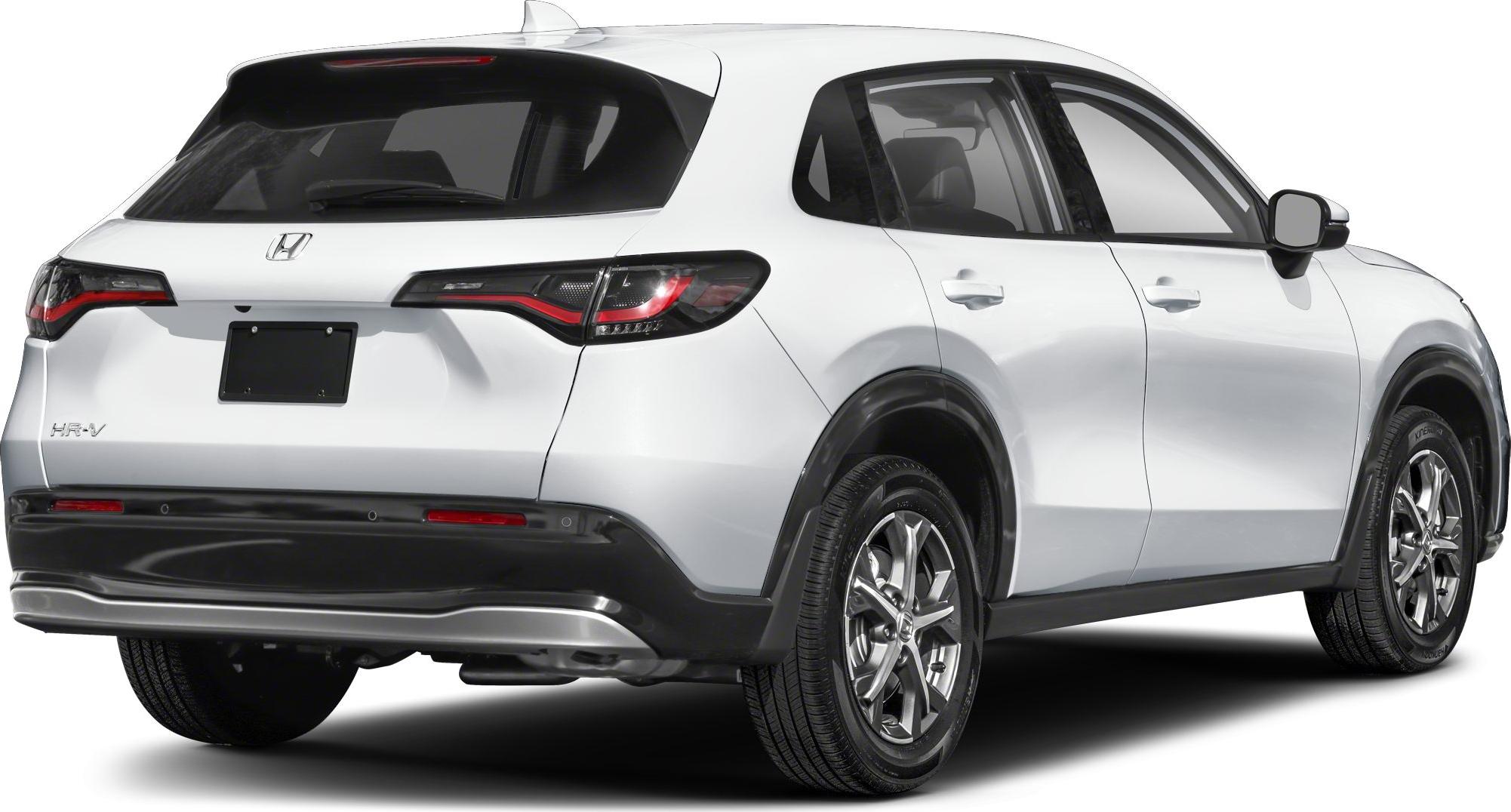 Rear and side view of a modern compact SUV with updated tail lights and alloy wheels