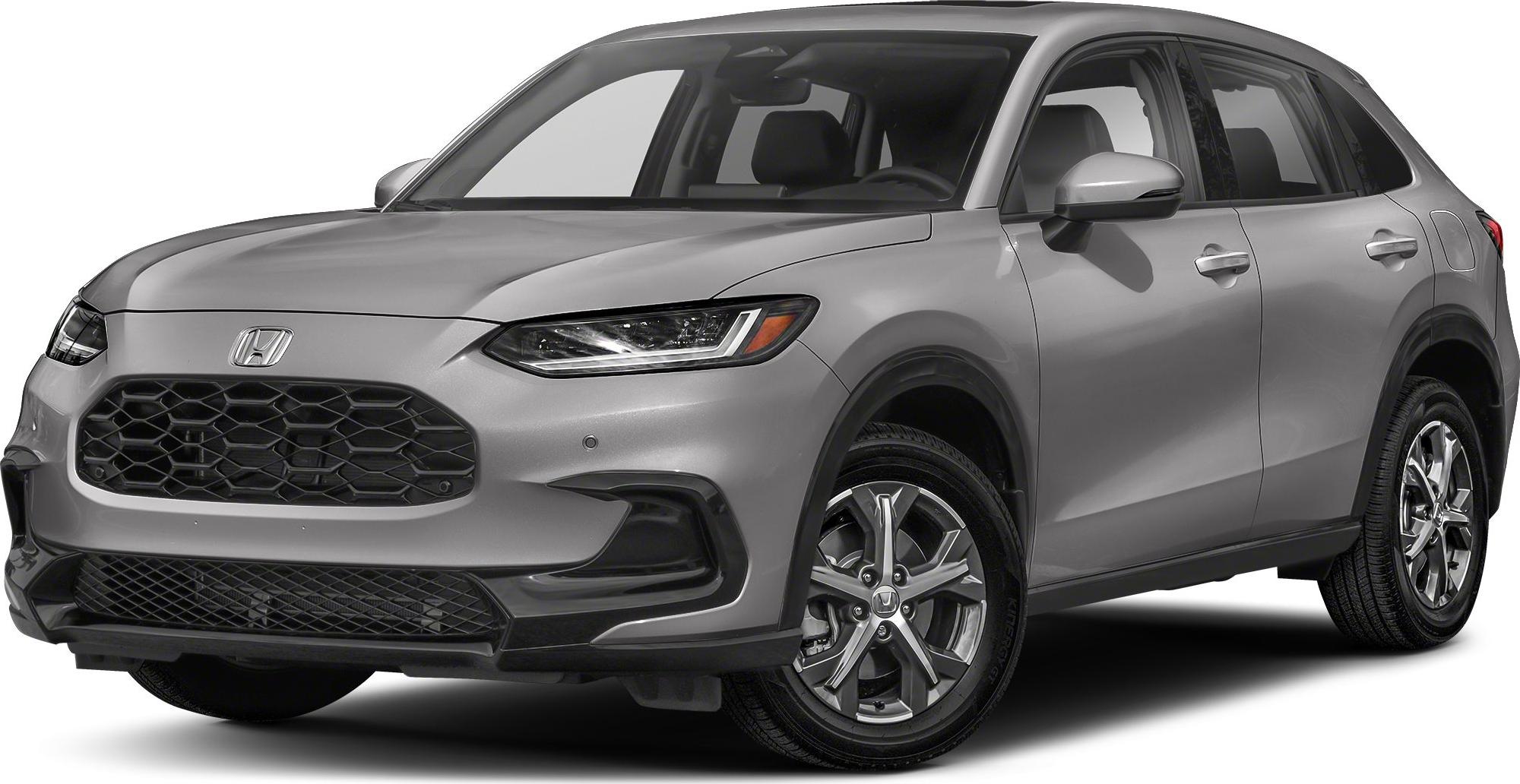 Modern front grille and sleek LED headlights on compact SUV