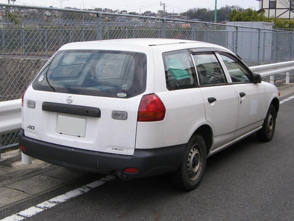White station wagon with rear and side view parked roadside