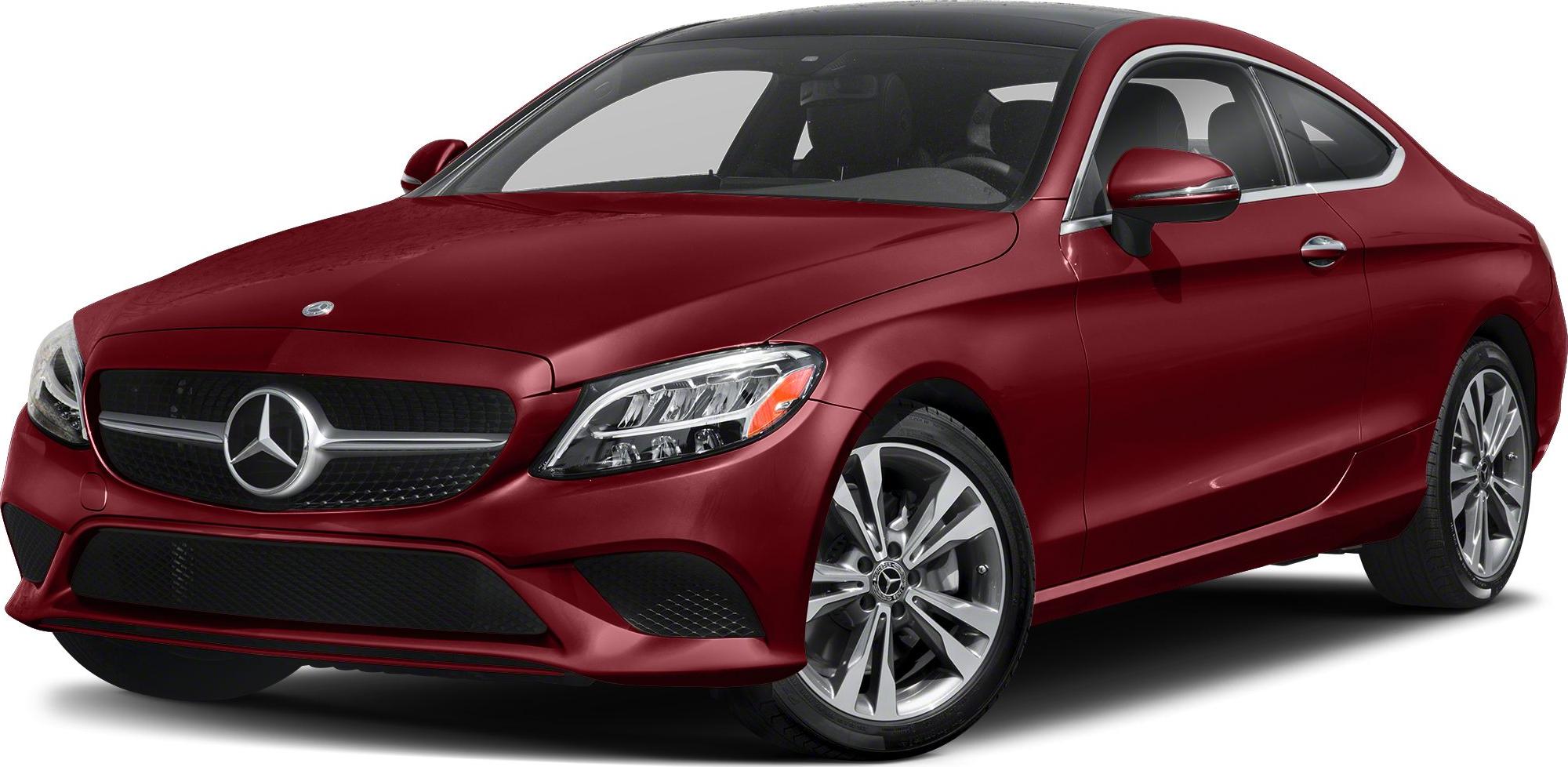 3/4 front-left view, Designo Cardinal Red Metallic