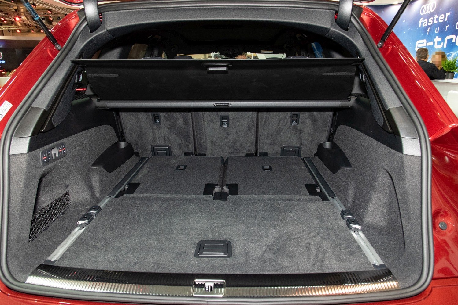 Large cargo space with fold-flat rear seats and cargo cover