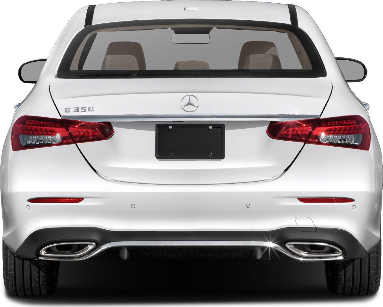 Rear view with LED taillights and dual exhaust tips