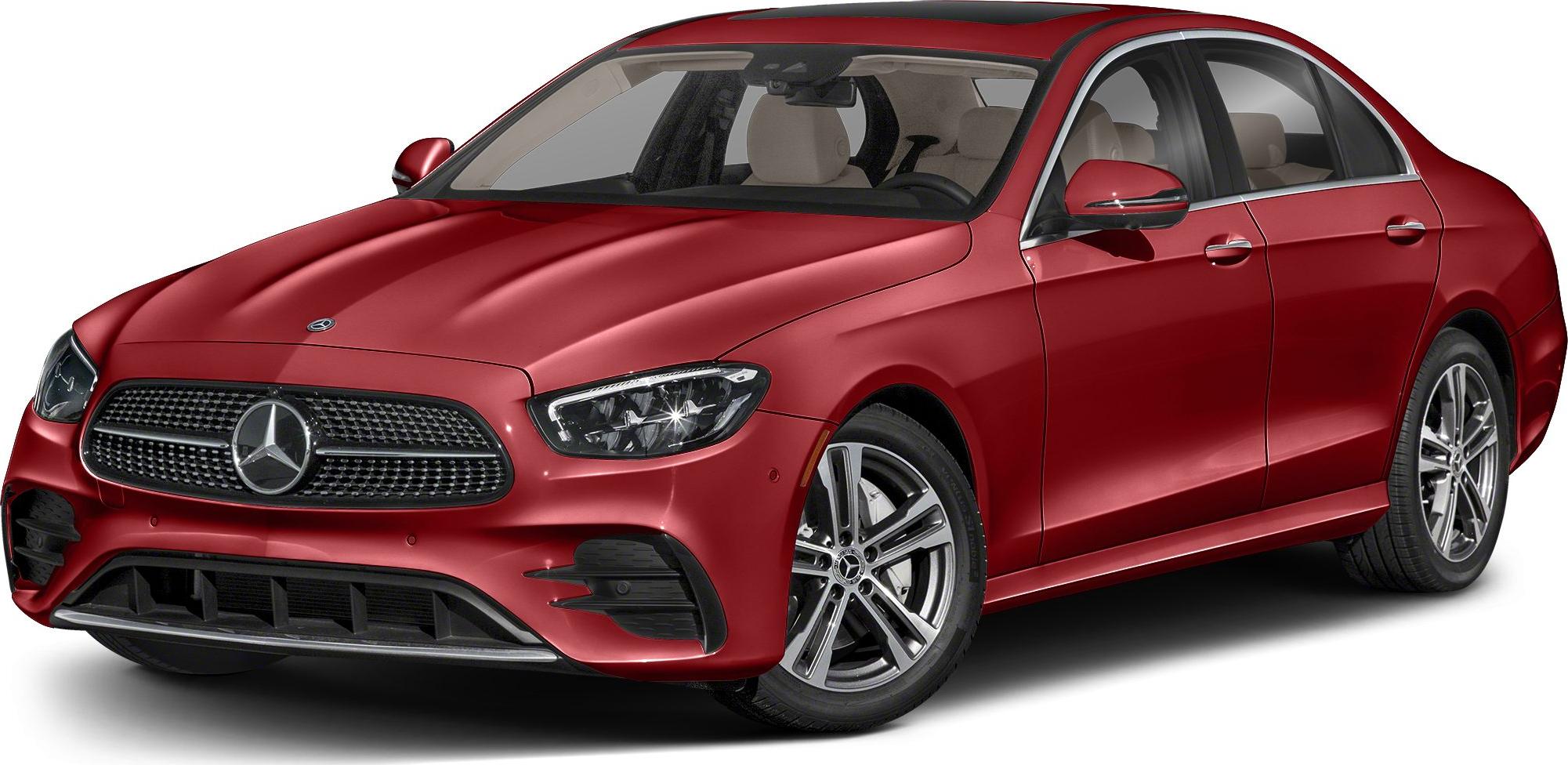 3/4 front-left view, Designo Cardinal Red Metallic