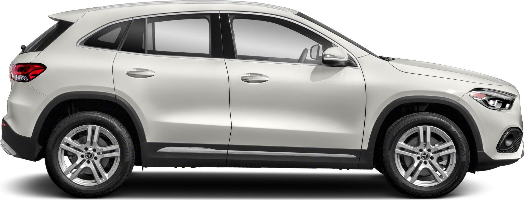 Side profile of mid-size SUV with alloy wheels and sleek design