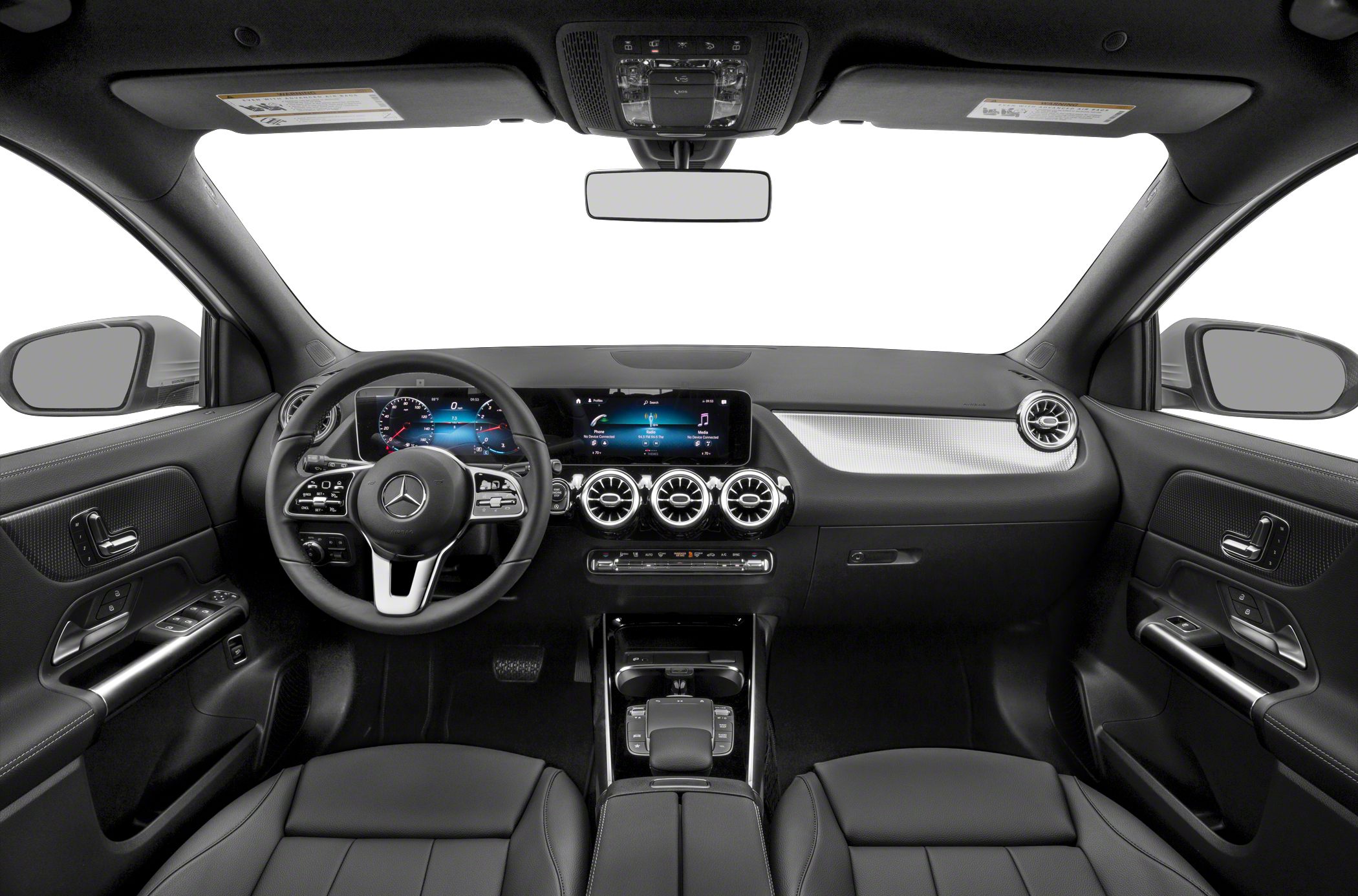 Digital dashboard, multifunction steering wheel, modern luxury interior