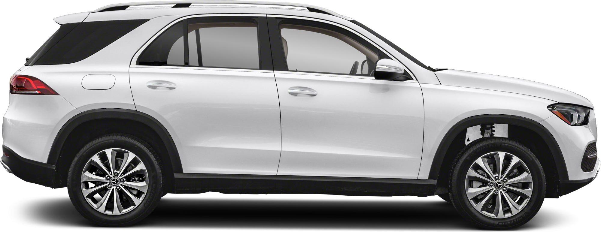 Side profile of SUV with alloy wheels and smooth body lines