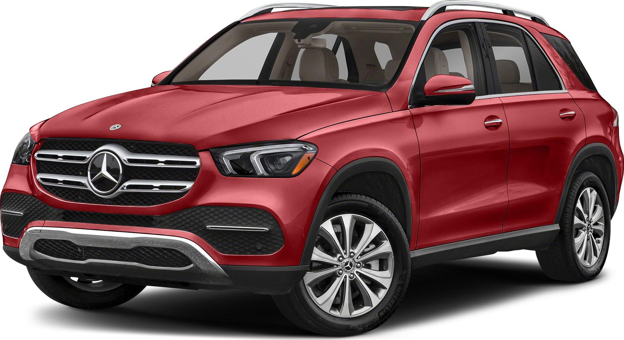 3/4 front-left view, Designo Cardinal Red Metallic