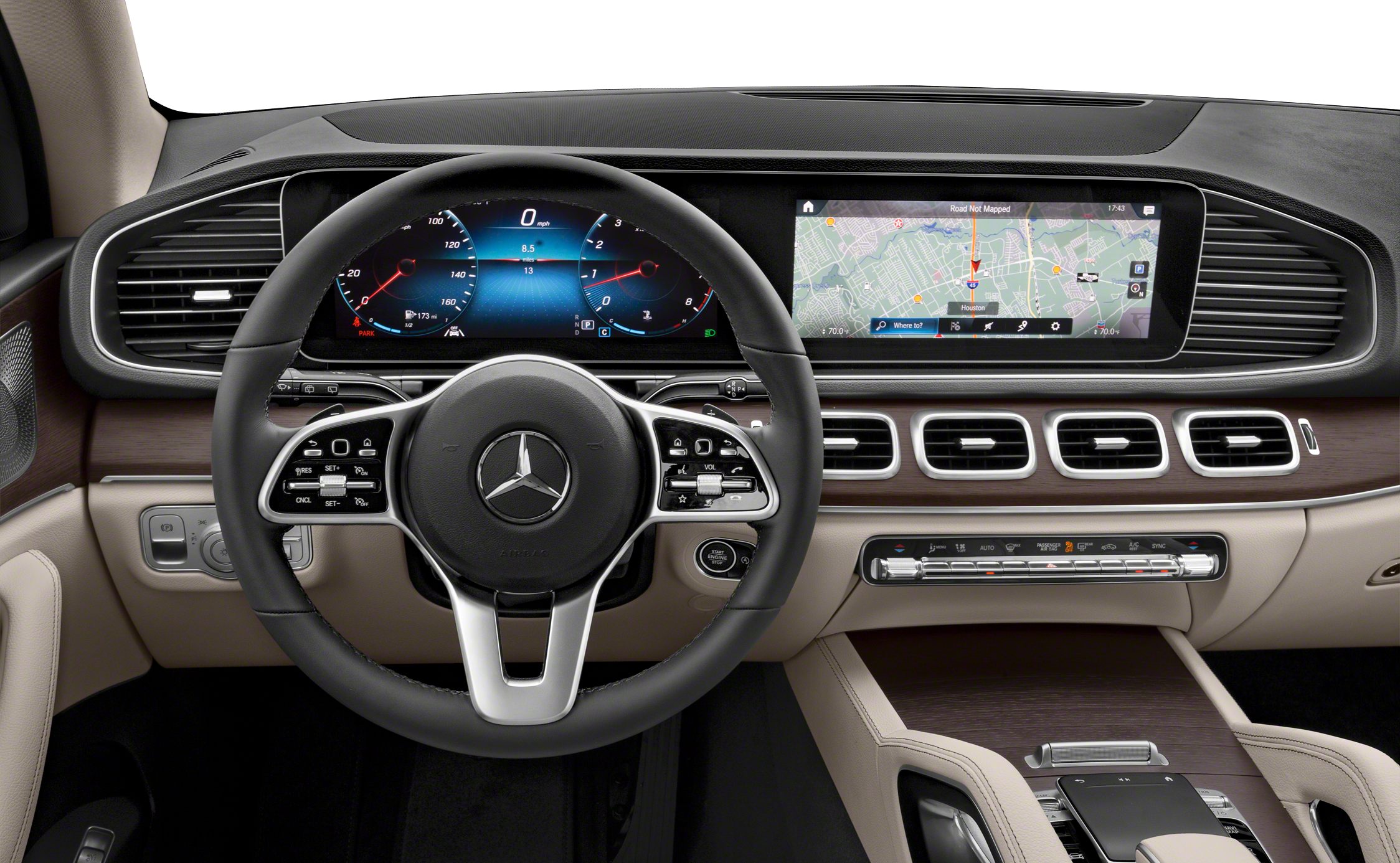 Digital instrument cluster and infotainment navigation display