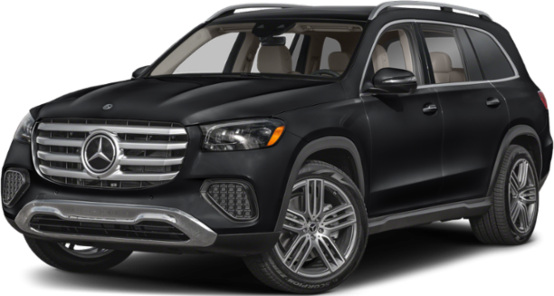 Front and side view of a luxury SUV with bold grille and alloy wheels