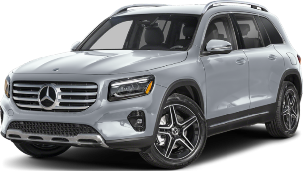 Silver SUV front fascia with alloy wheels