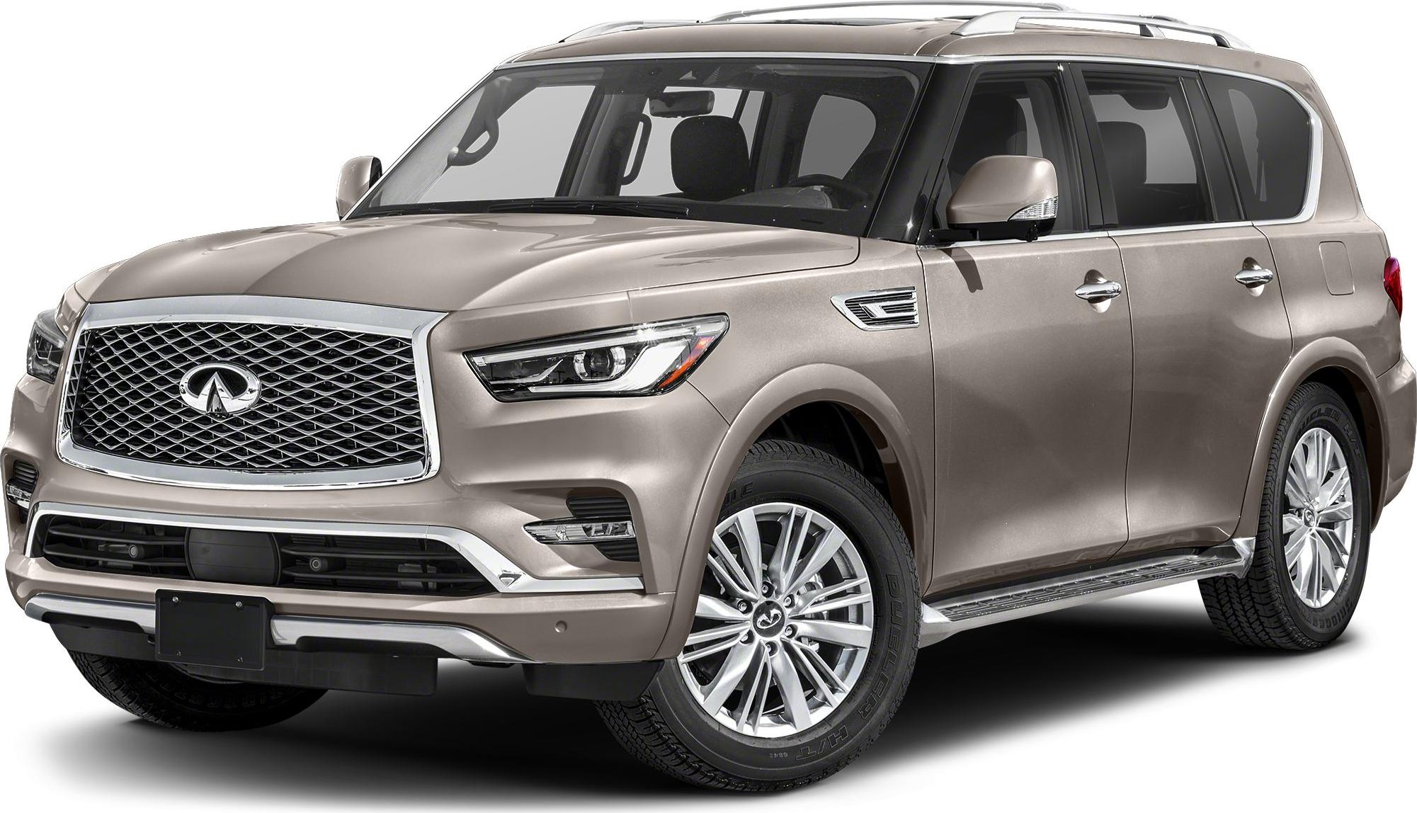Prominent front grille and LED headlights on a luxury SUV front side.