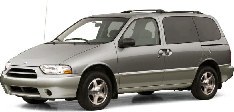 Minivan with sliding side door, roof rails, alloy wheels