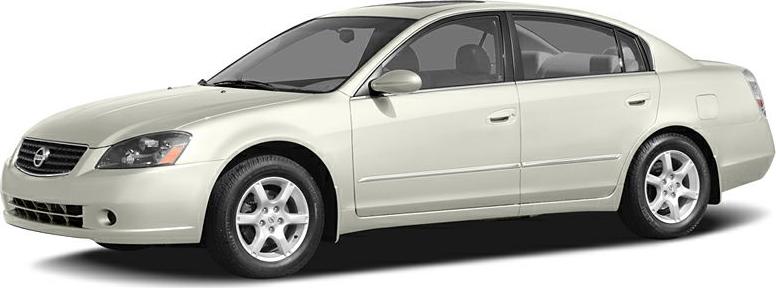 Side view of 2002 mid-size sedan with alloy wheels