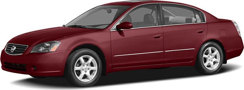Side profile of a sedan with alloy wheels and smooth body lines