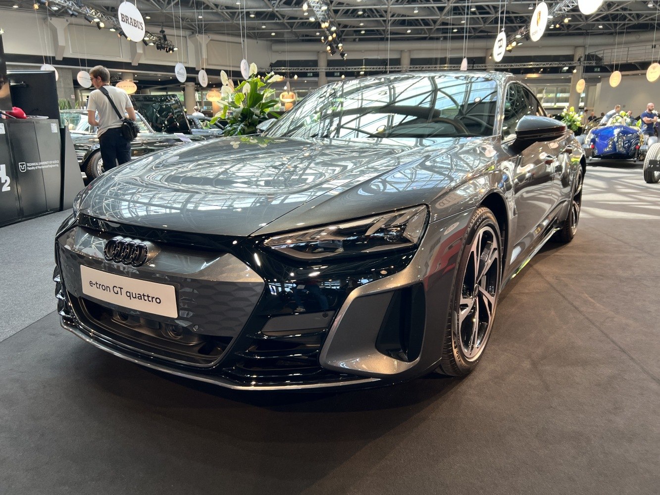 Sleek front fascia with LED headlights and aerodynamic grille