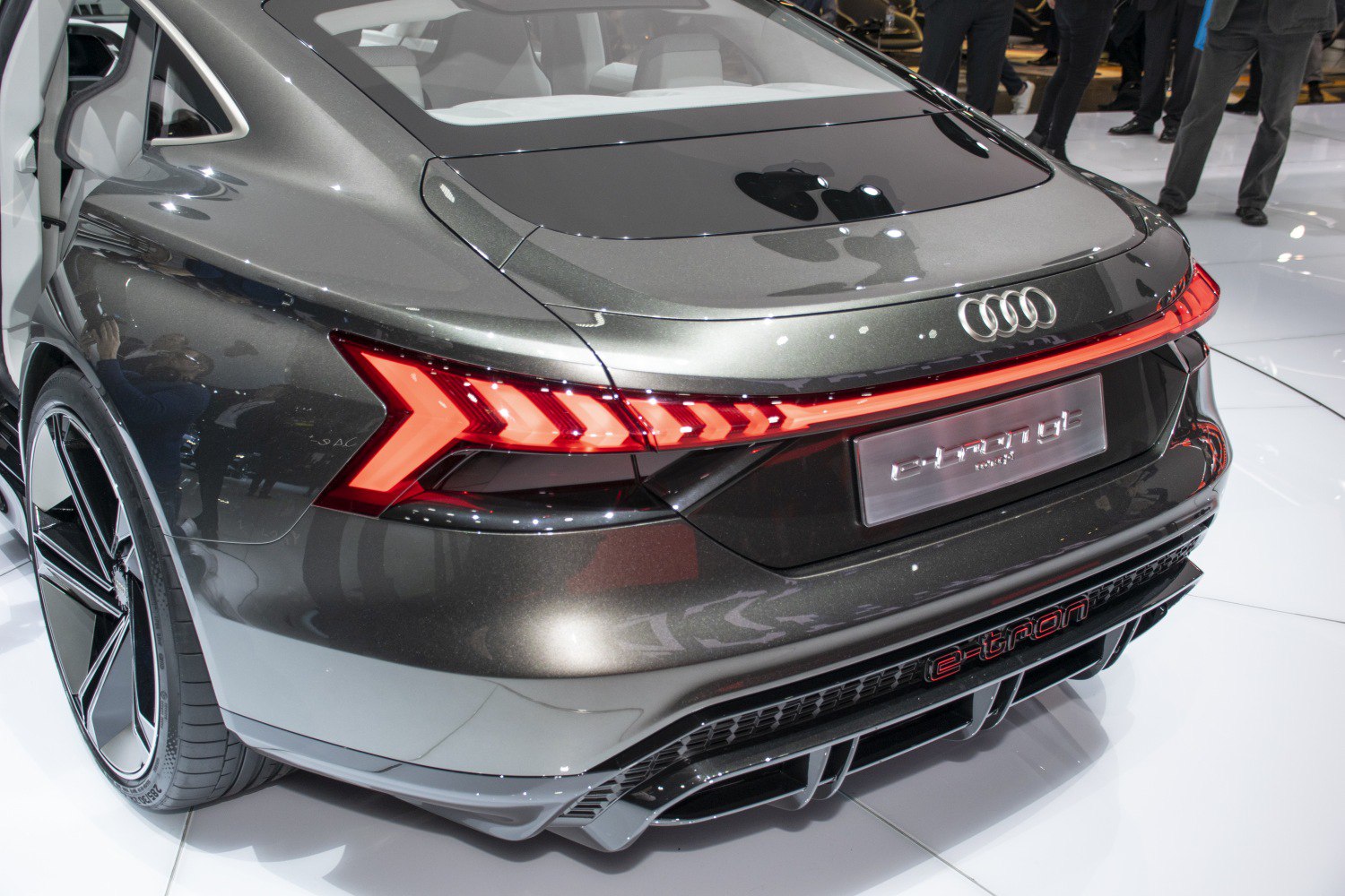 Distinctive illuminated LED taillights and sleek rear design with diffuser