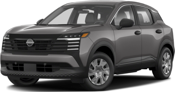 Front grille and side profile of modern compact SUV
