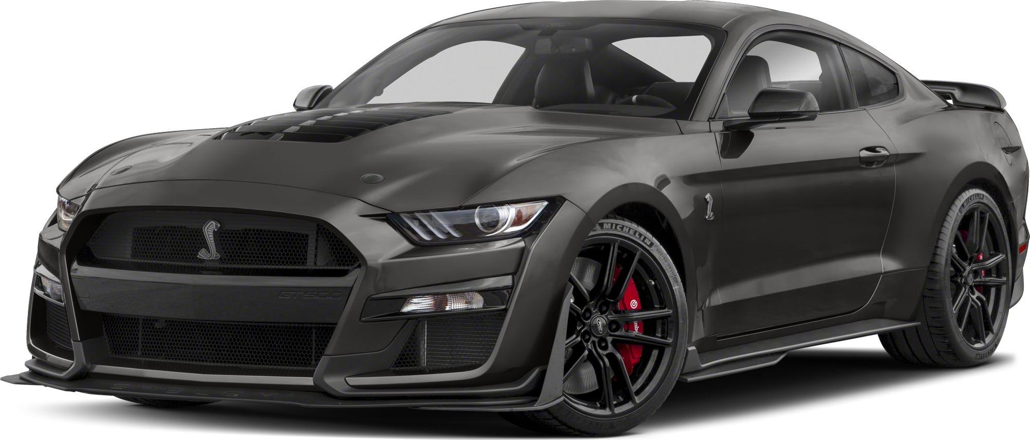 Aggressive front grille and aerodynamic sleek muscle car design